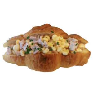 Bacon & Corn Croissandwich